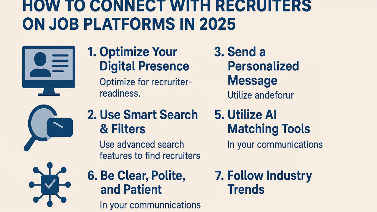 "How to Connect with Recruiters on Job Platforms in 2025"