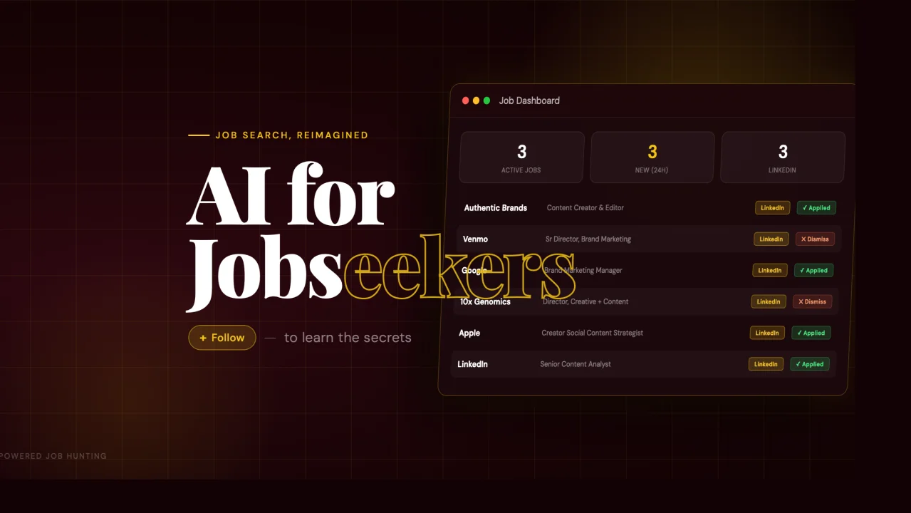 AI for Jobseekers: Part 3 - Building a self-populating job dashboard