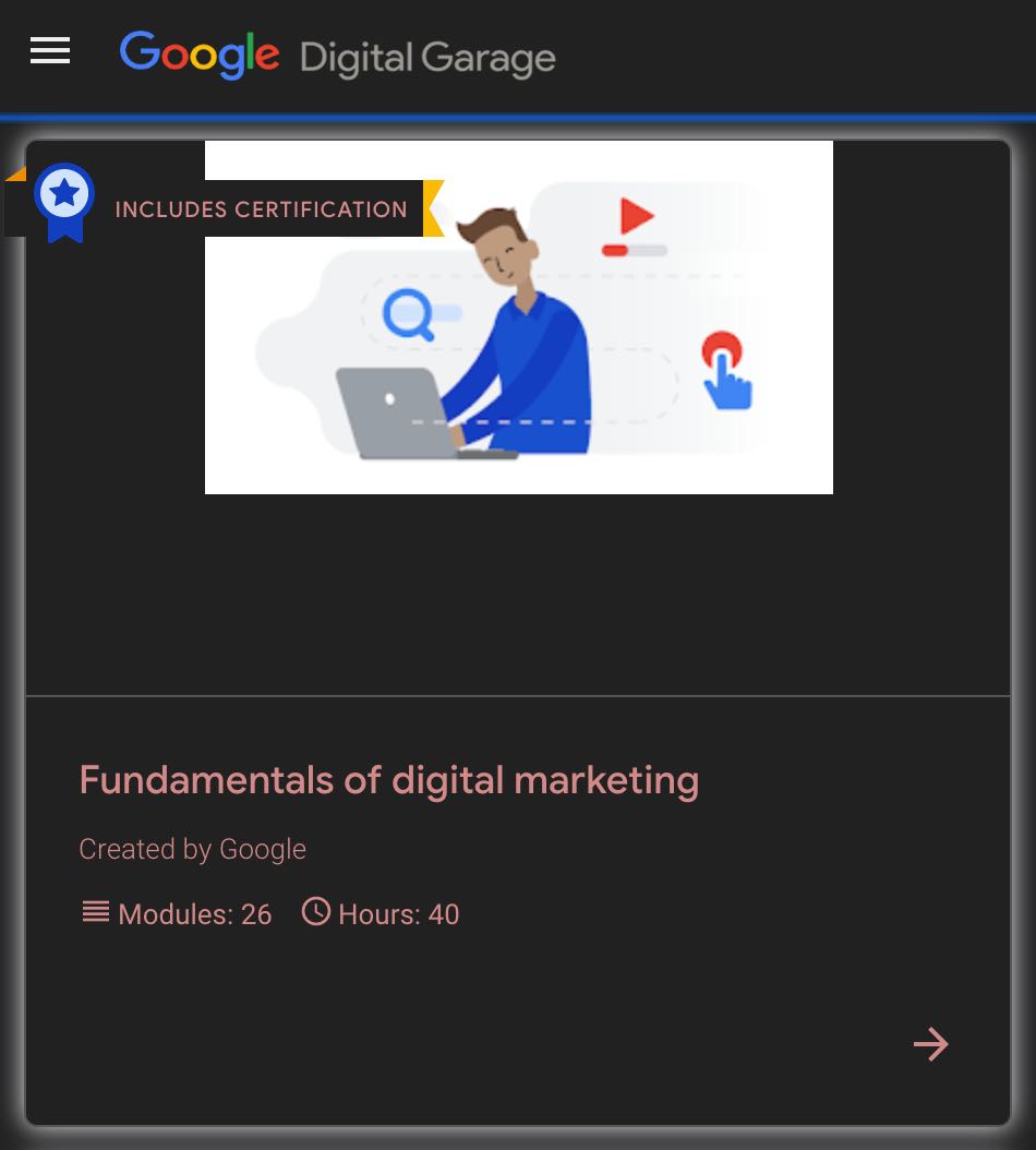 Udacity Google Web Optimisation course image